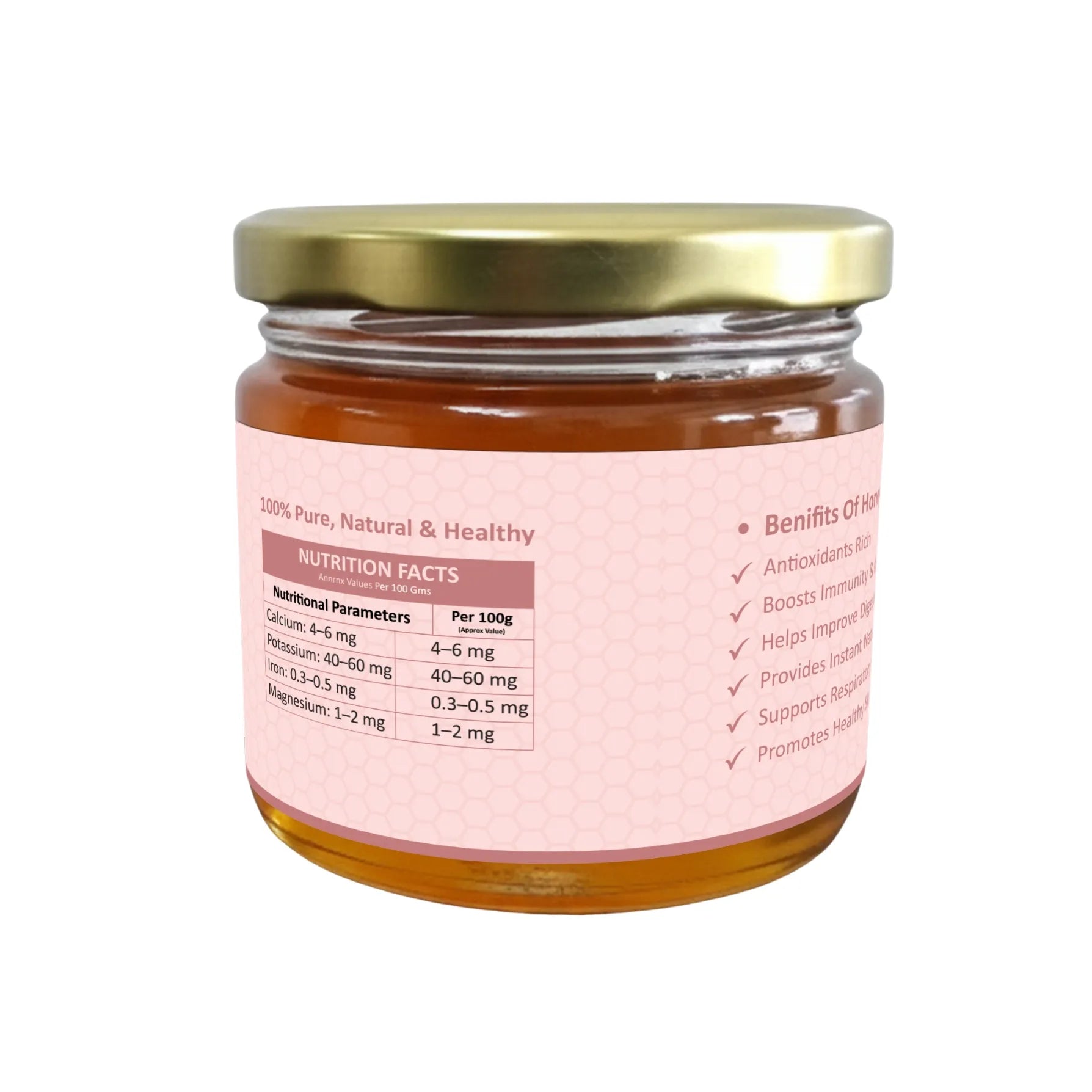 Hive & Harvest Organic Multiflora Honey 400 GM | 100% Pure & Natural | Antioxidant Rich | No Added Sugar