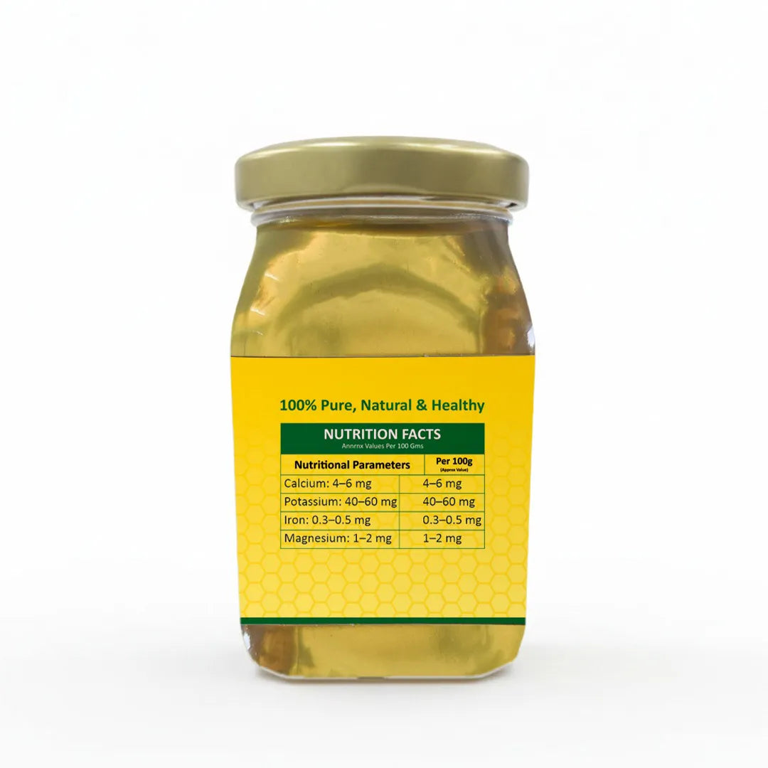 Hive & Harvest Organic Acacia Honey 250 GM | 100% Pure & Natural | No Added Sugar | Light Colour & Mild Taste