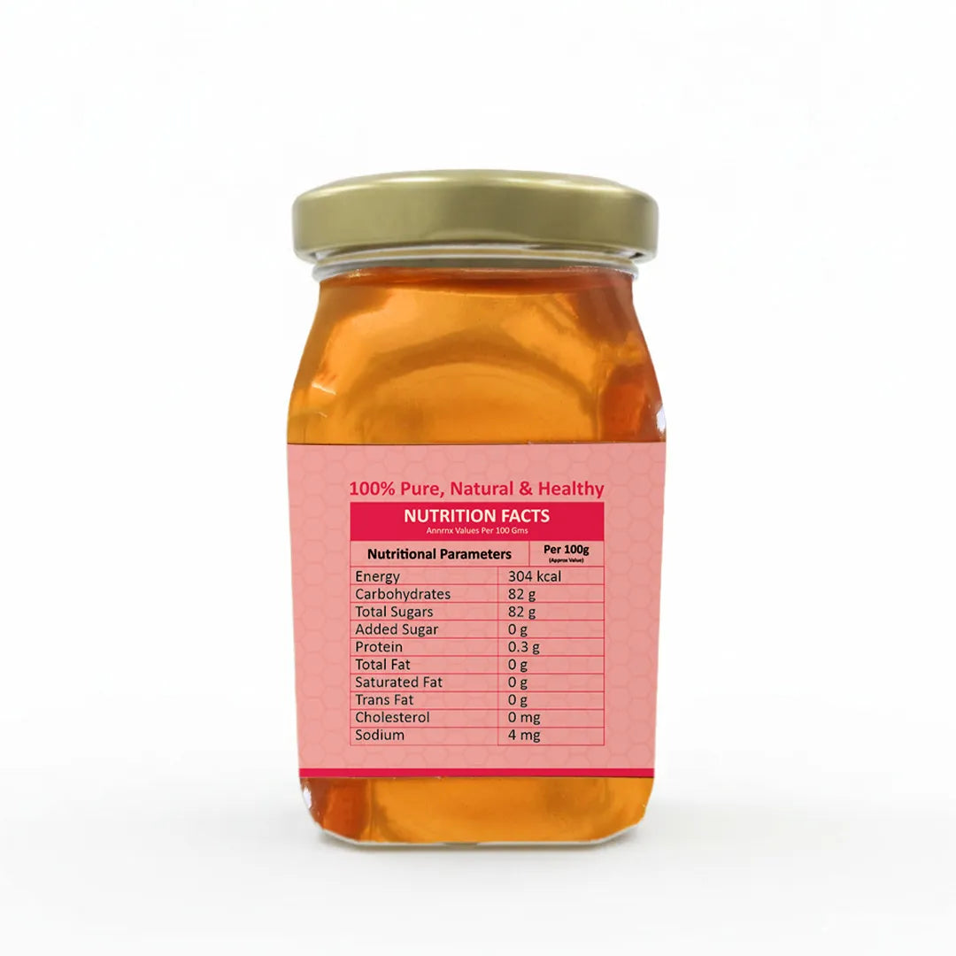 Hive & Harvest Organic Litchi Honey 250 GM | 100% Pure & Natural | Rich in Antioxidants | Natural Sugar Substitute