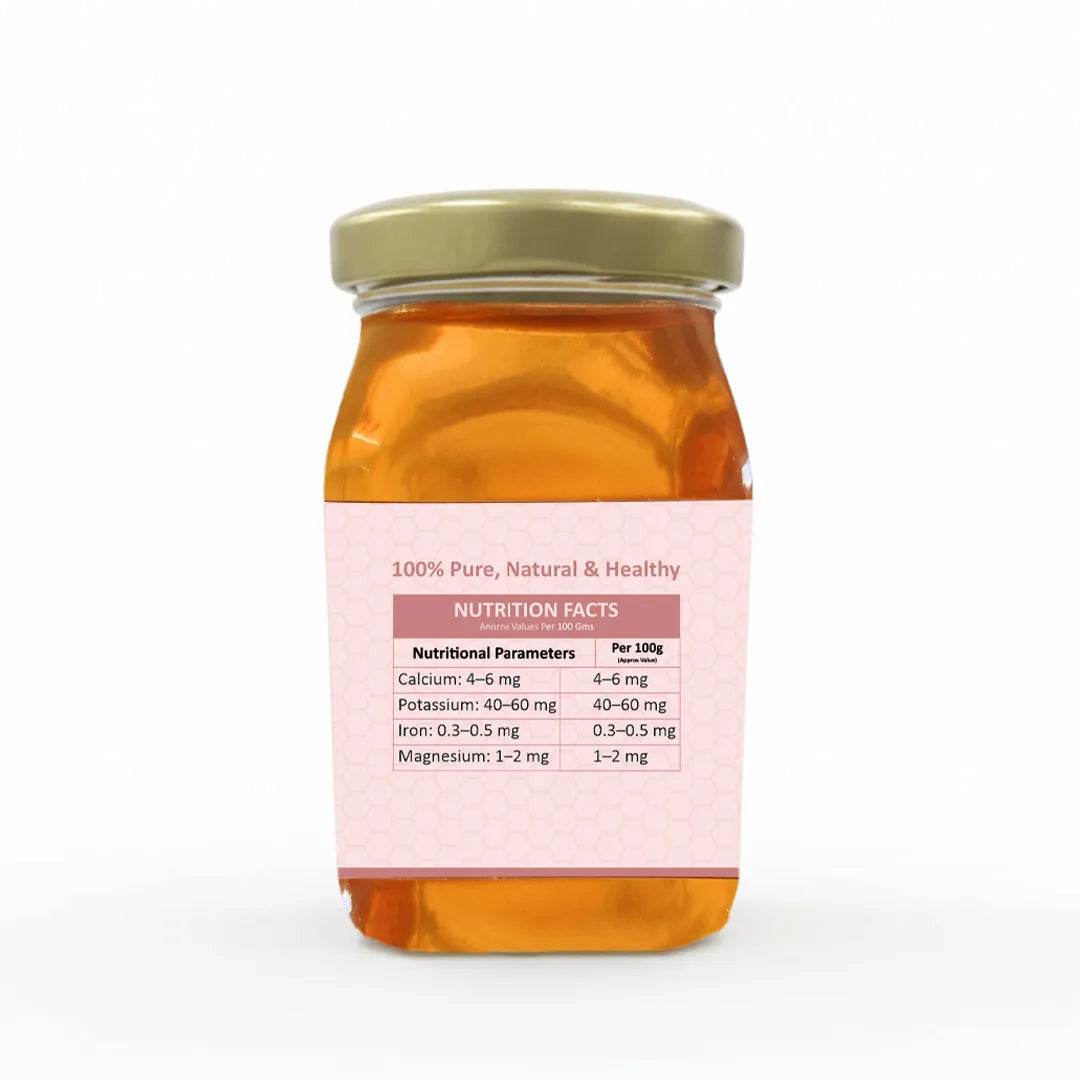 Hive & Harvest Organic Multiflora Honey 250 GM | 100% Pure & Natural | Antioxidant Rich | No Added Sugar